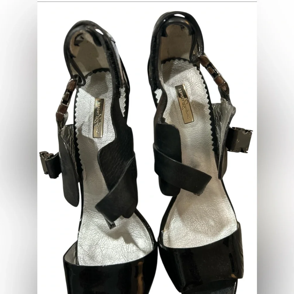 Report Signature Randolph black patent leather 5” heels. Size 8.5. EUC - Picture 5 of 5
